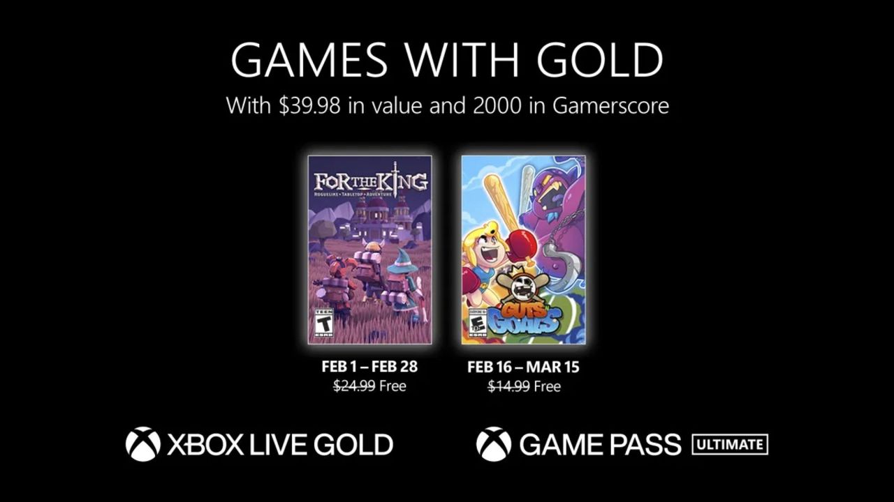Den här månadens Games With Gold-spel