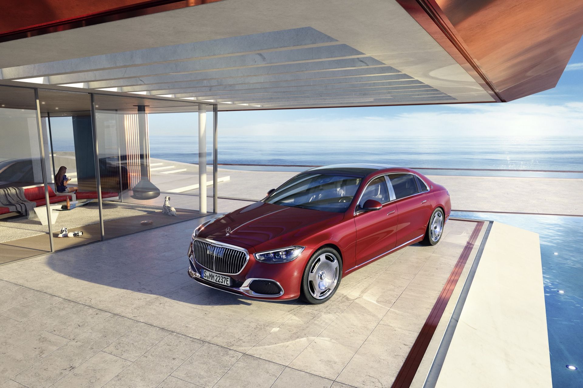 Maybach presenterar sin första laddhybrid