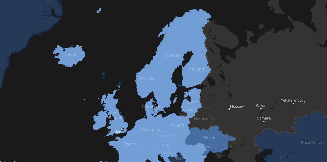 Starlink täcker nu in hela Sverige