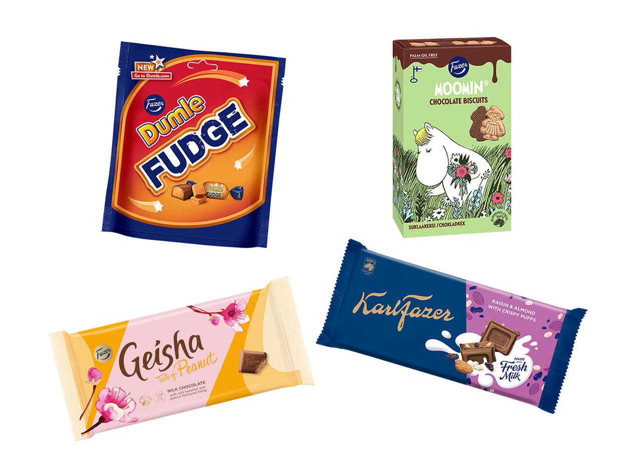 Nya kex och choklad från Fazer