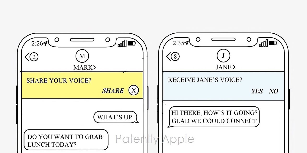 Apple vill att SMS ska kunna läsas upp med avsändarens röst