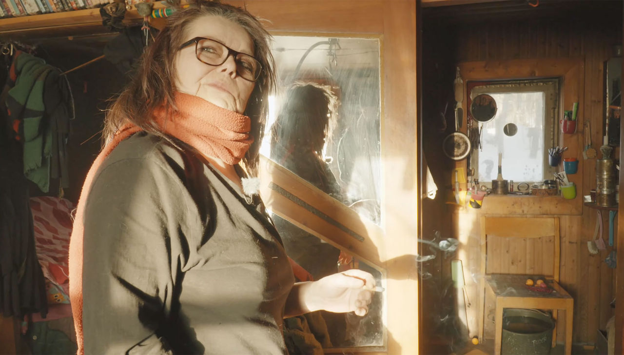 Dianas hus är inte inkopplat på elnätet