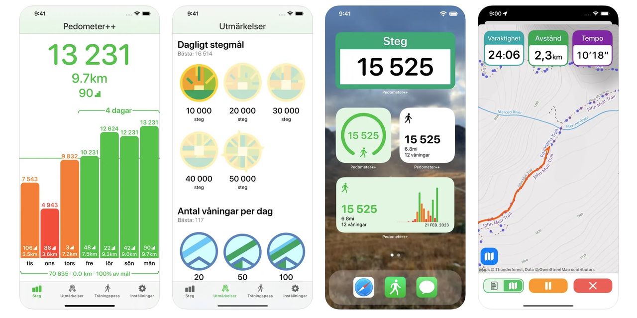 Appen Pedometer++ får stor uppdatering