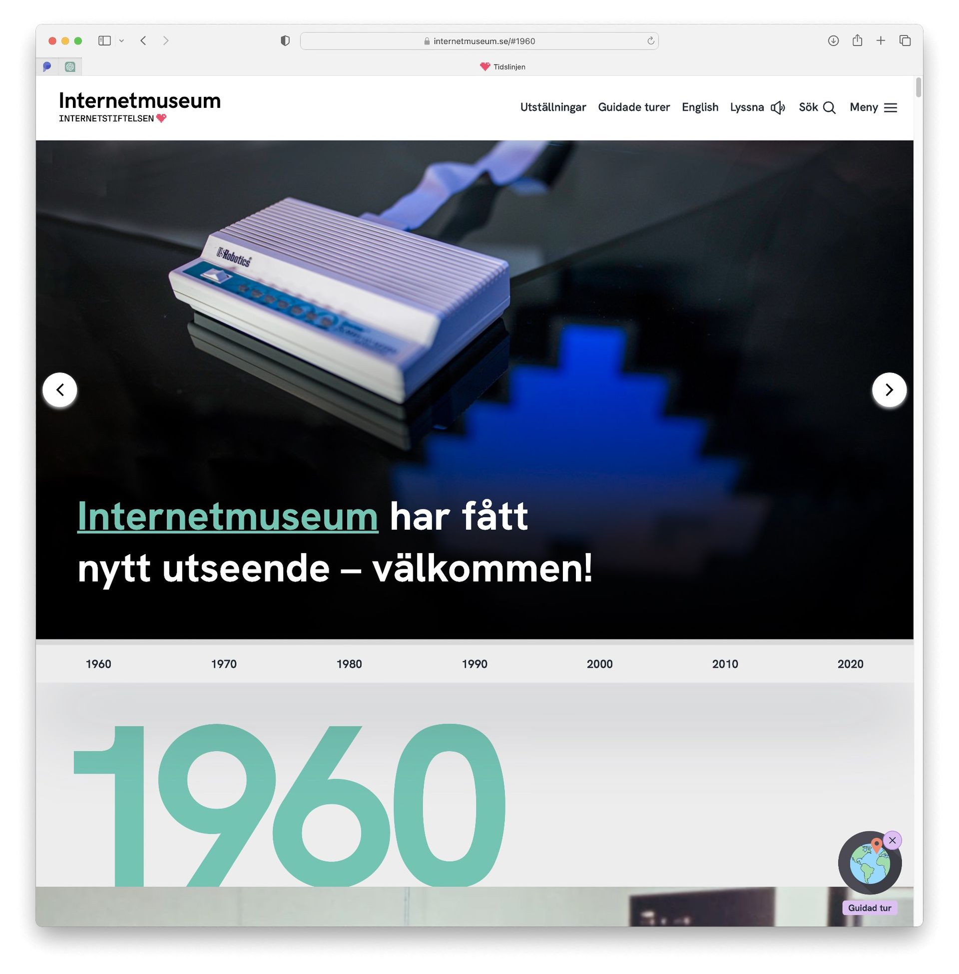 Den svenska internethistorien har blivit snyggare