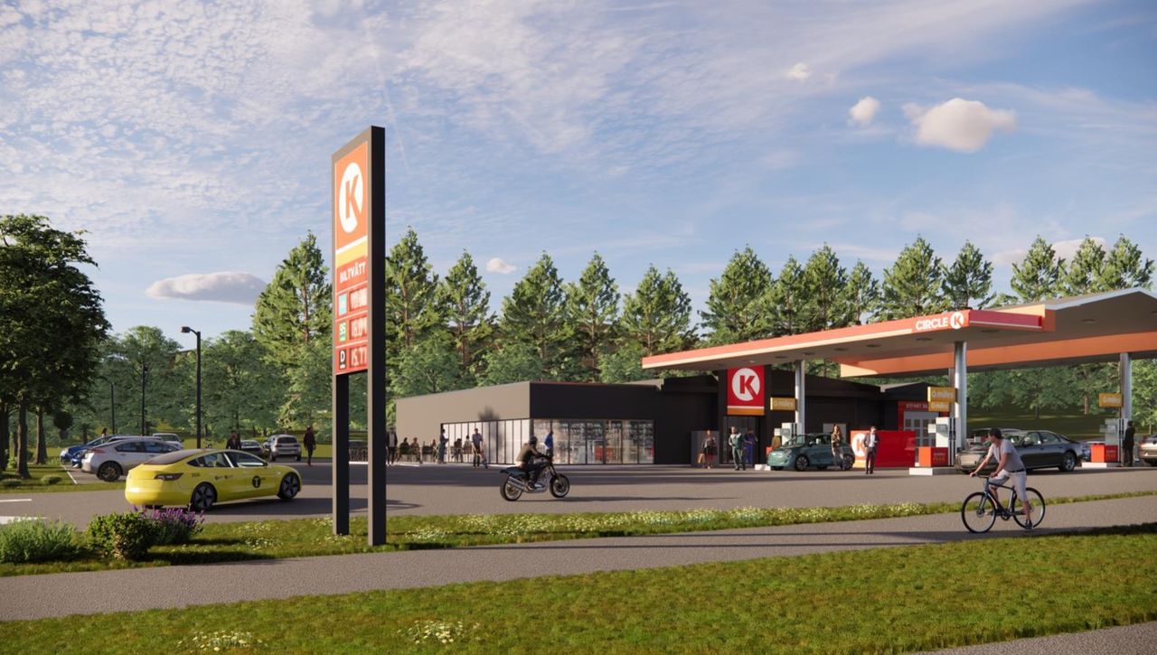 Circle K öppnar stationer med lekparker och utegym