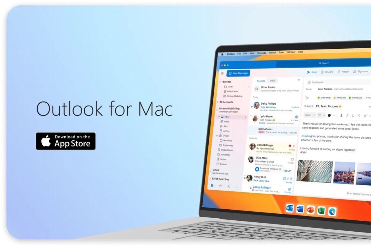 Outlook för MacOS blir gratis