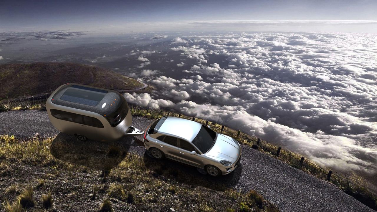 Porsche har designat en Airstream-husvagn