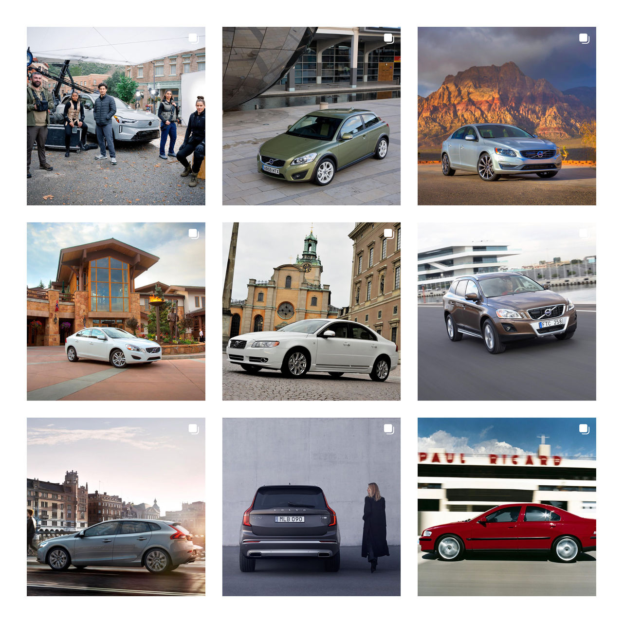 Instagram-konto håller koll på Volvo-reklam