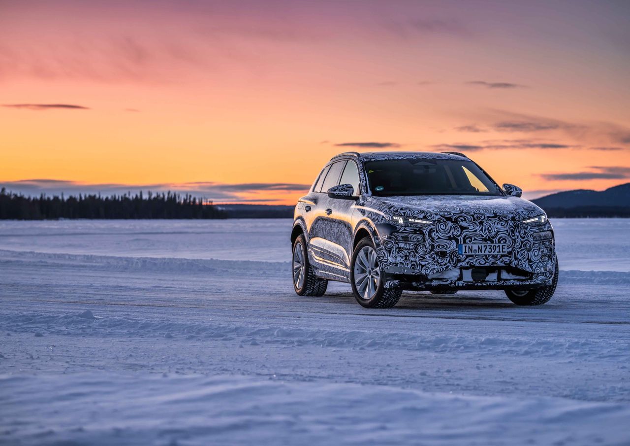 Audi testar Q6 e-tron-prototyp i norr