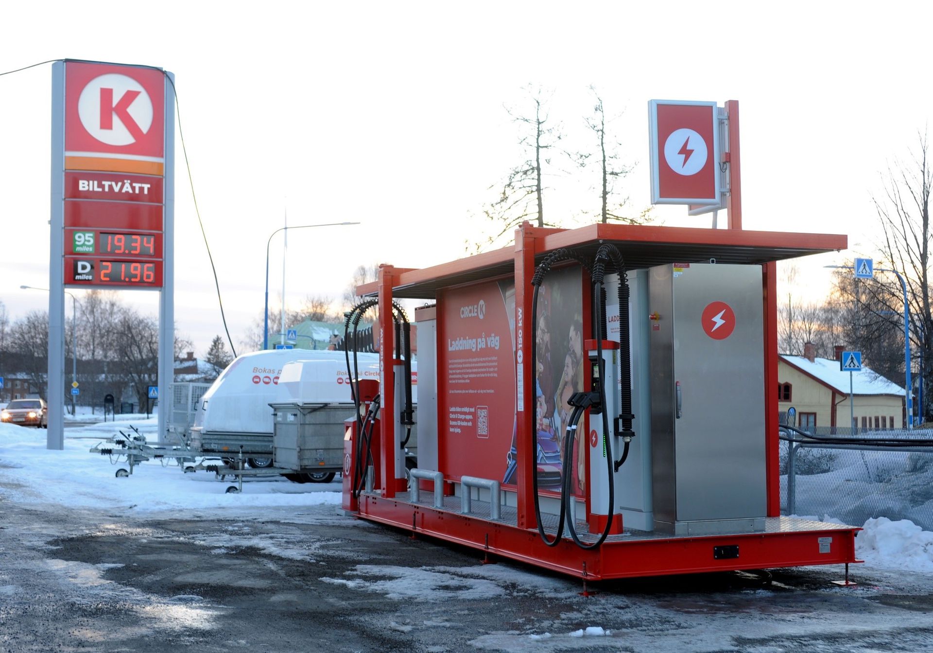 Circle K börjar med mobila laddstationer