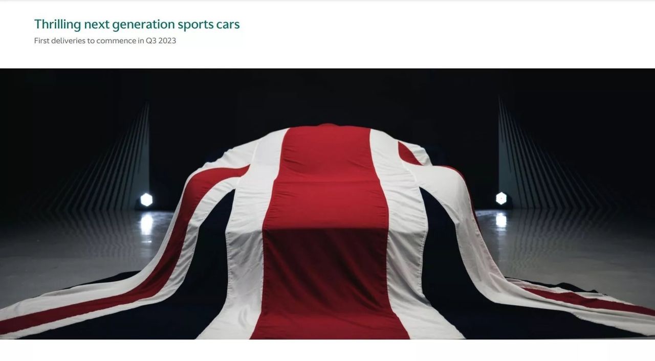 Aston Martin teasar DB12