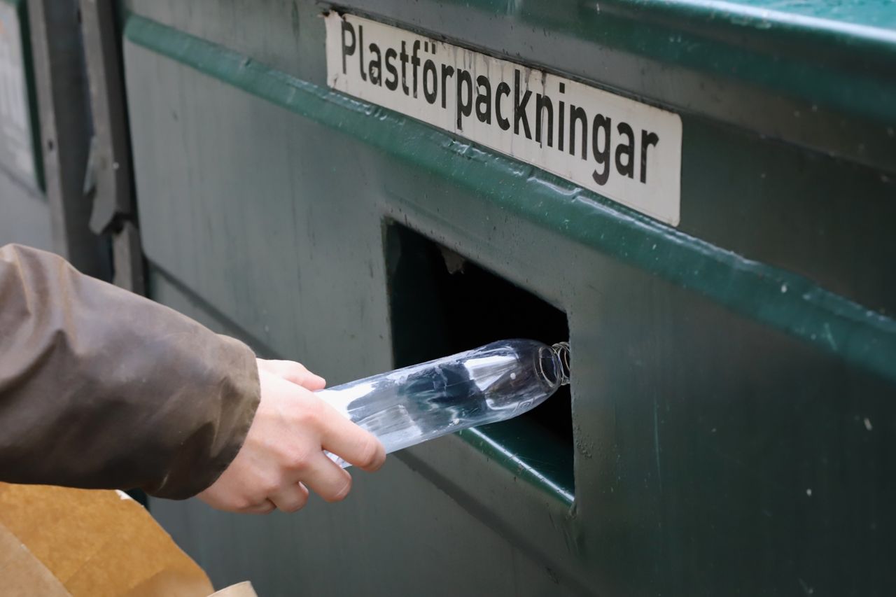 Vi är duktiga på att återvinna skräp