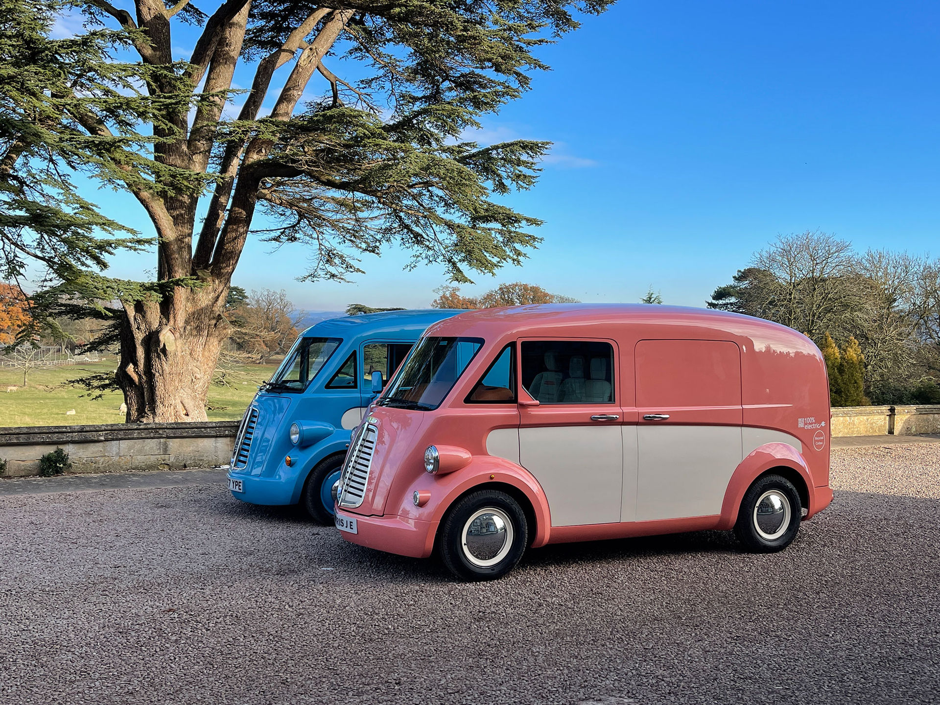 Morris eldrivna retro-skåpbil kommer nästa år