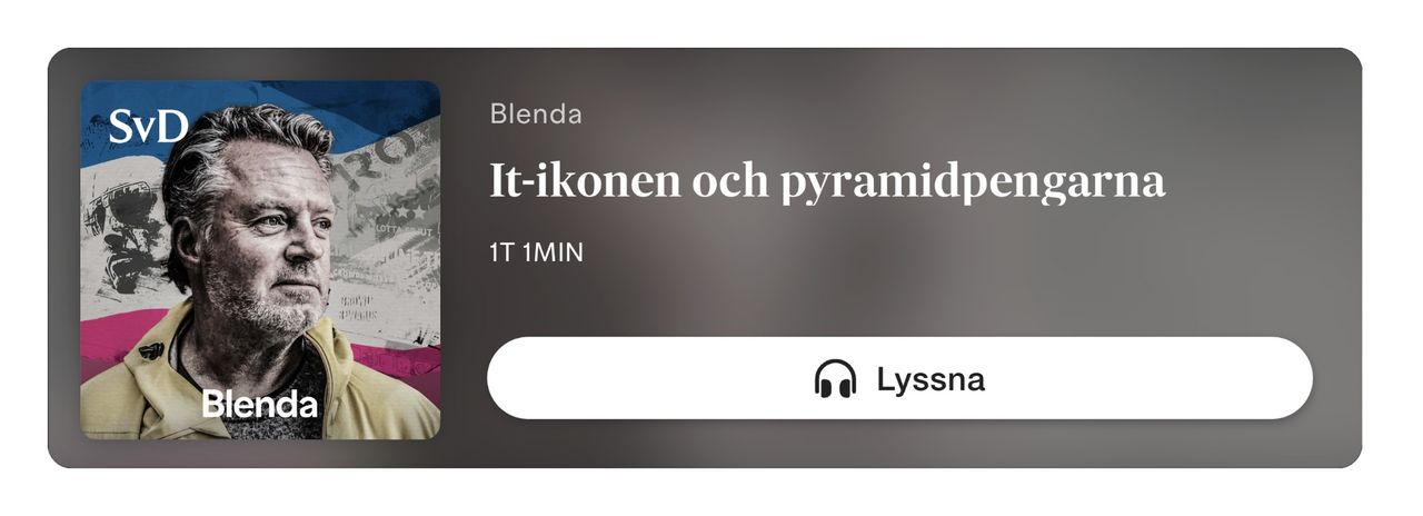 SvD släpper podd om Crowd1