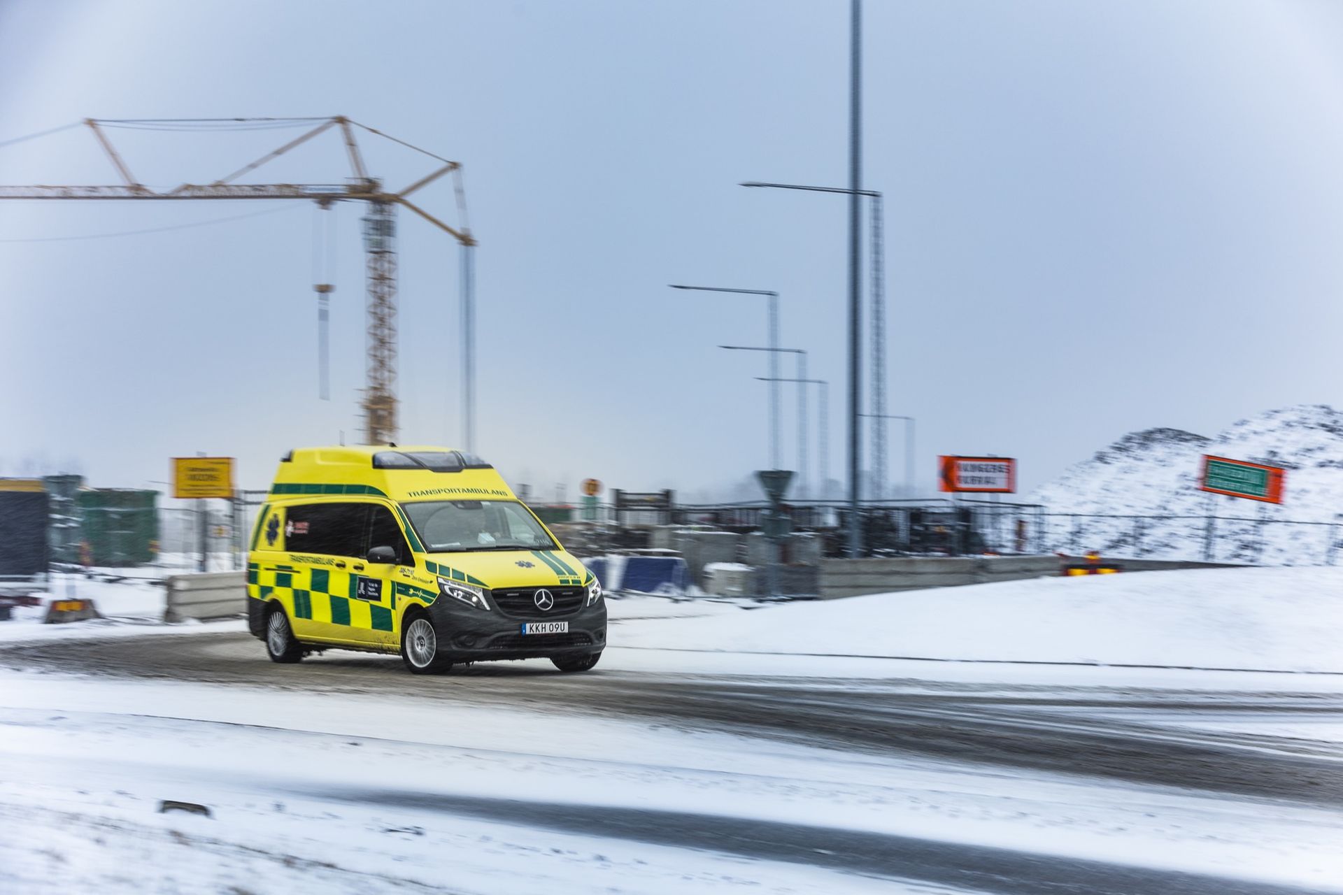 Sverige har fått sin första eldrivna ambulans