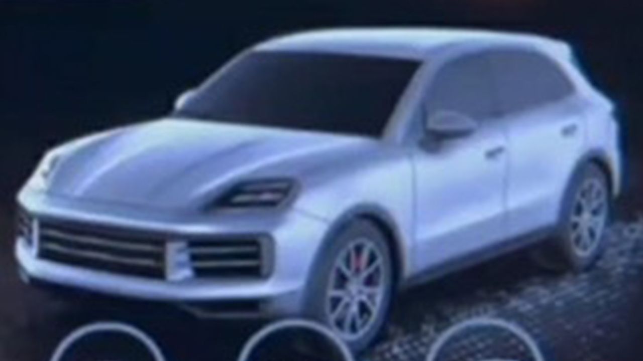 Uppdaterade Porsche Cayenne läcker ut