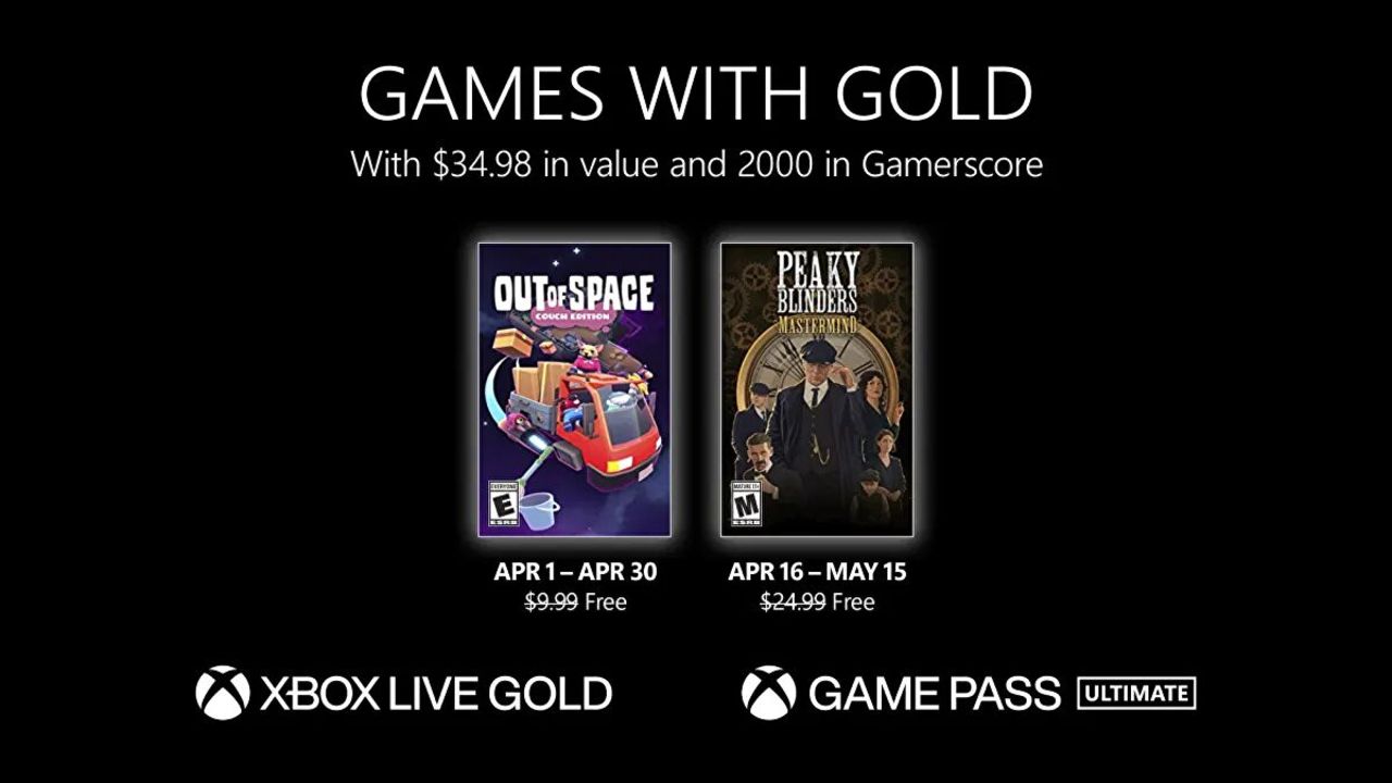 Nästa månads Games With Gold-spel