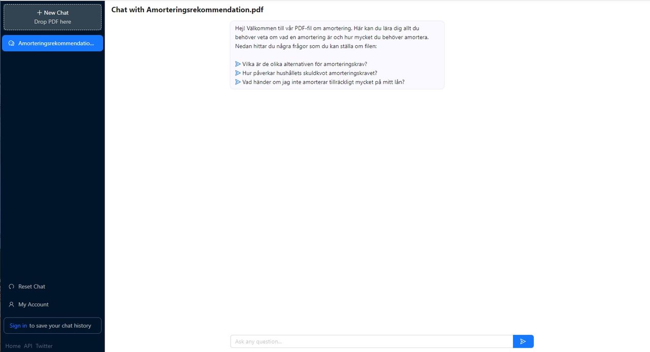 Chatta med en PDF