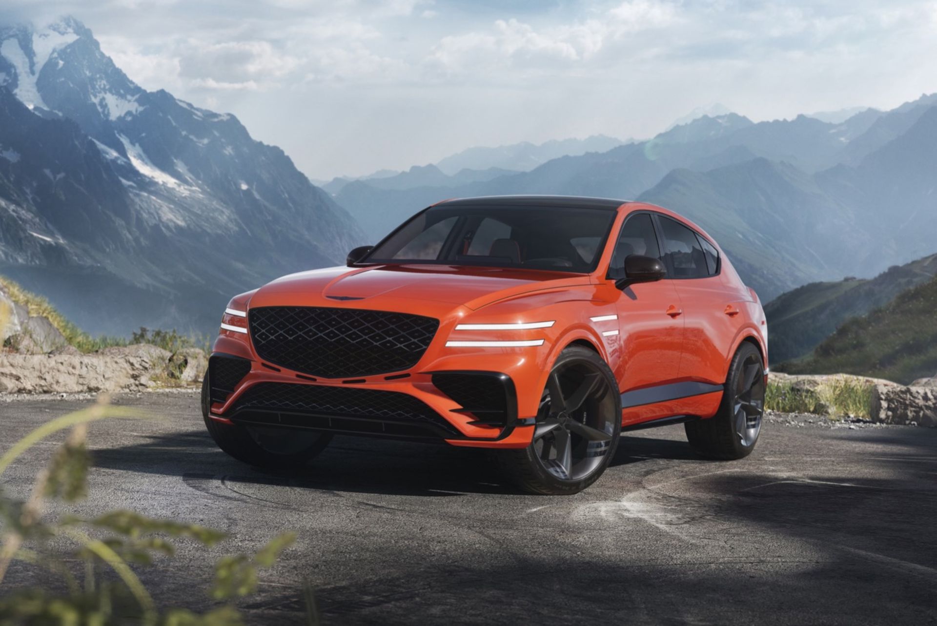 Genesis visar konceptet GV80 Coupé