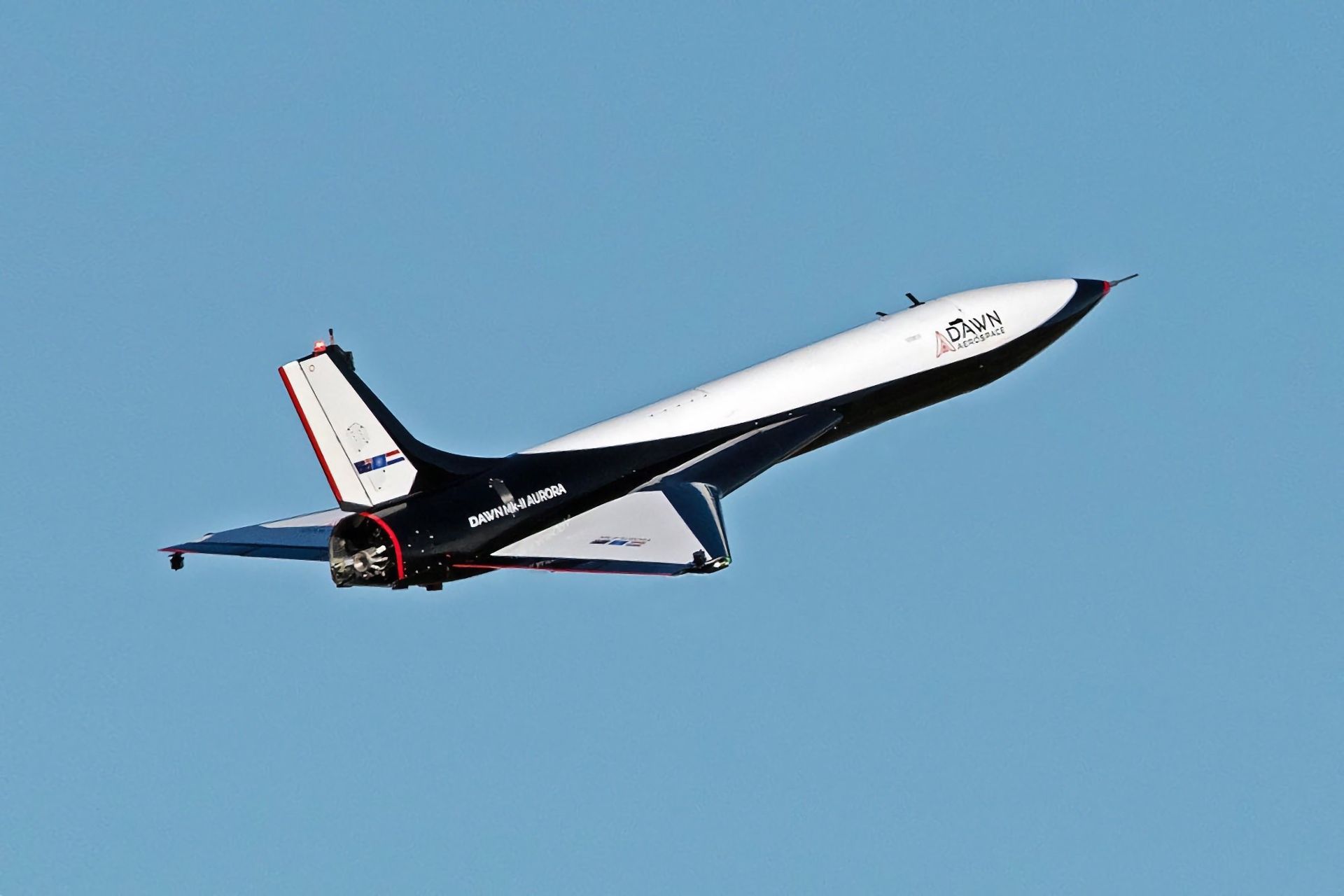 Dawn Aerospace har testat rymdflygplan med raketmotor