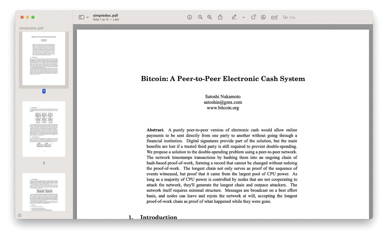Dokumentation om Bitcoin ligger dolt i macOS