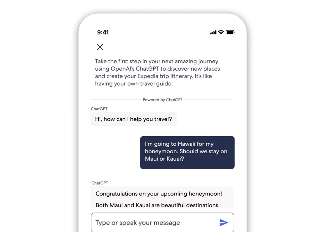 Expedia börjar använda ChatGPT