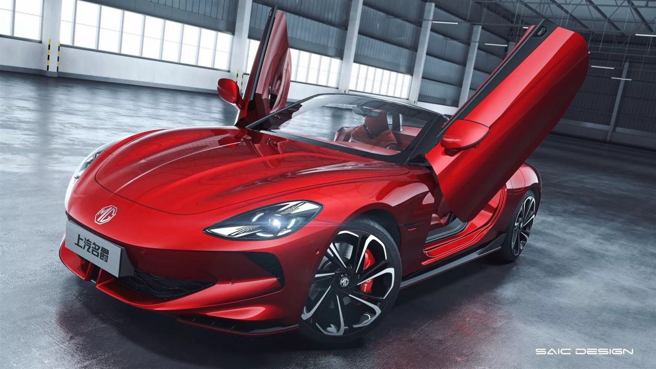 MG presenterar eldrivna sportbilen Cyberster