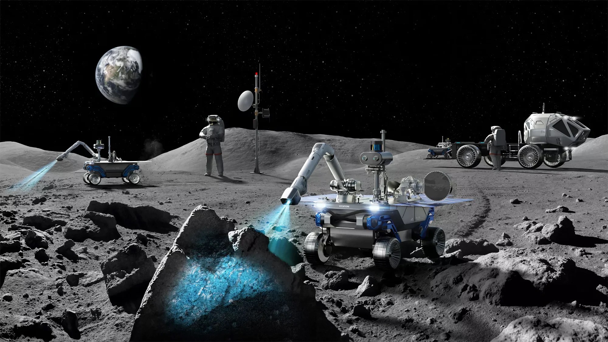 Hyundai to Develop Lunar Exploration Vehicle with South Korean Research Institutes