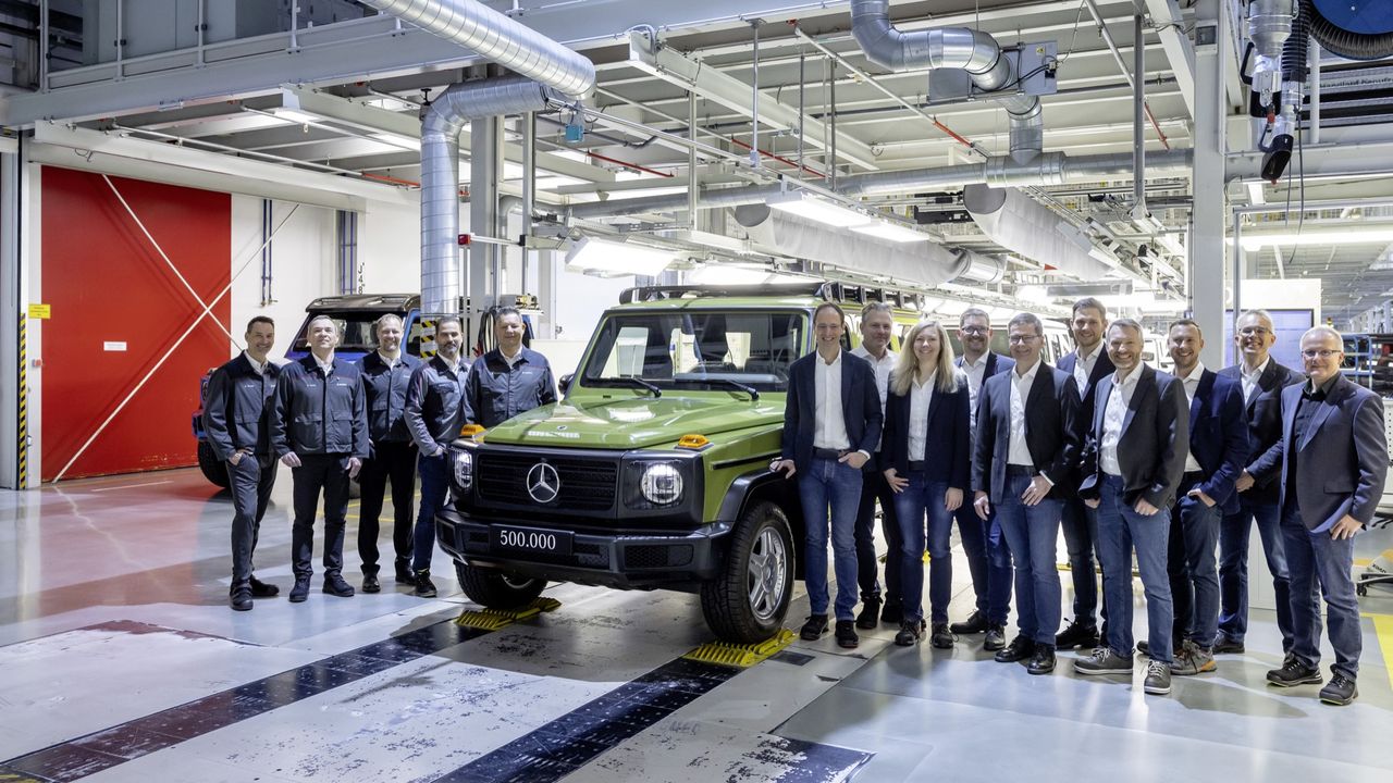 Mercedes har nu tillverkat en halv miljon G-Klass