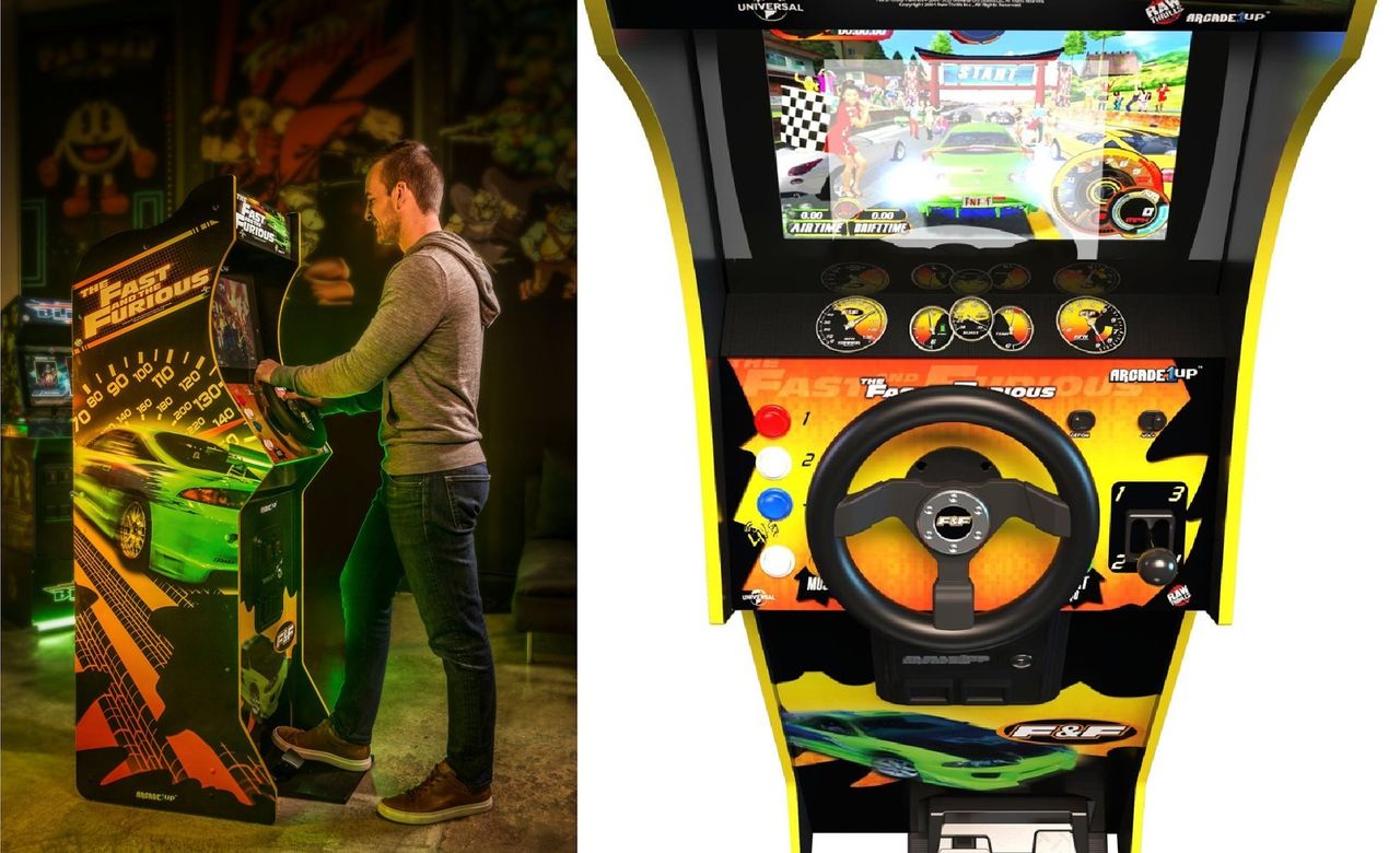 Arcade1UP släpper The Fast & The Furious-maskin
