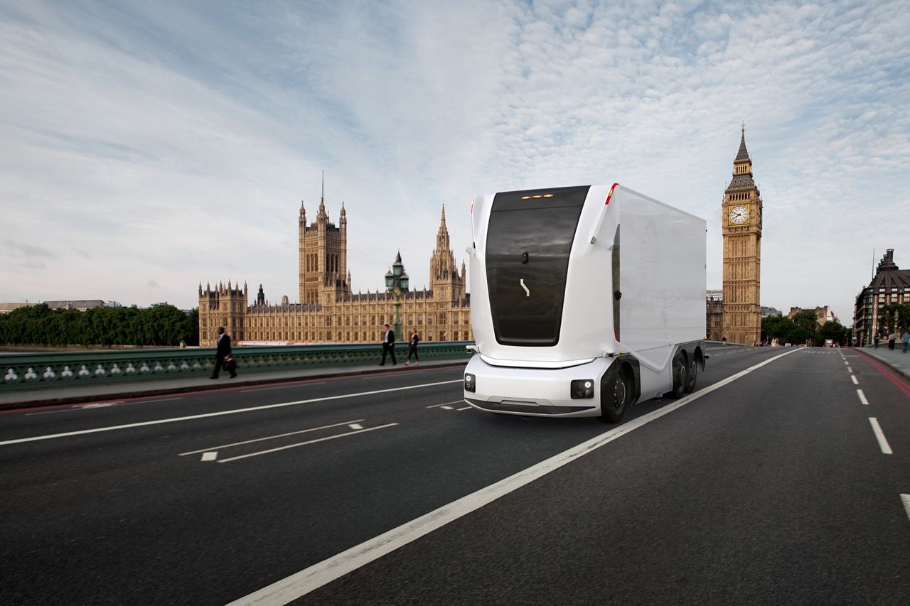 Einride lanserar sin eldrivna lastbil i Storbritannien