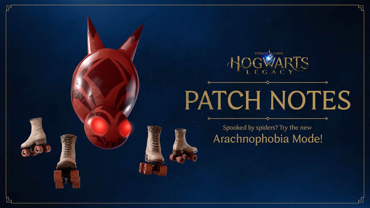 Hogwarts Legacy introduces arachnophobia mode