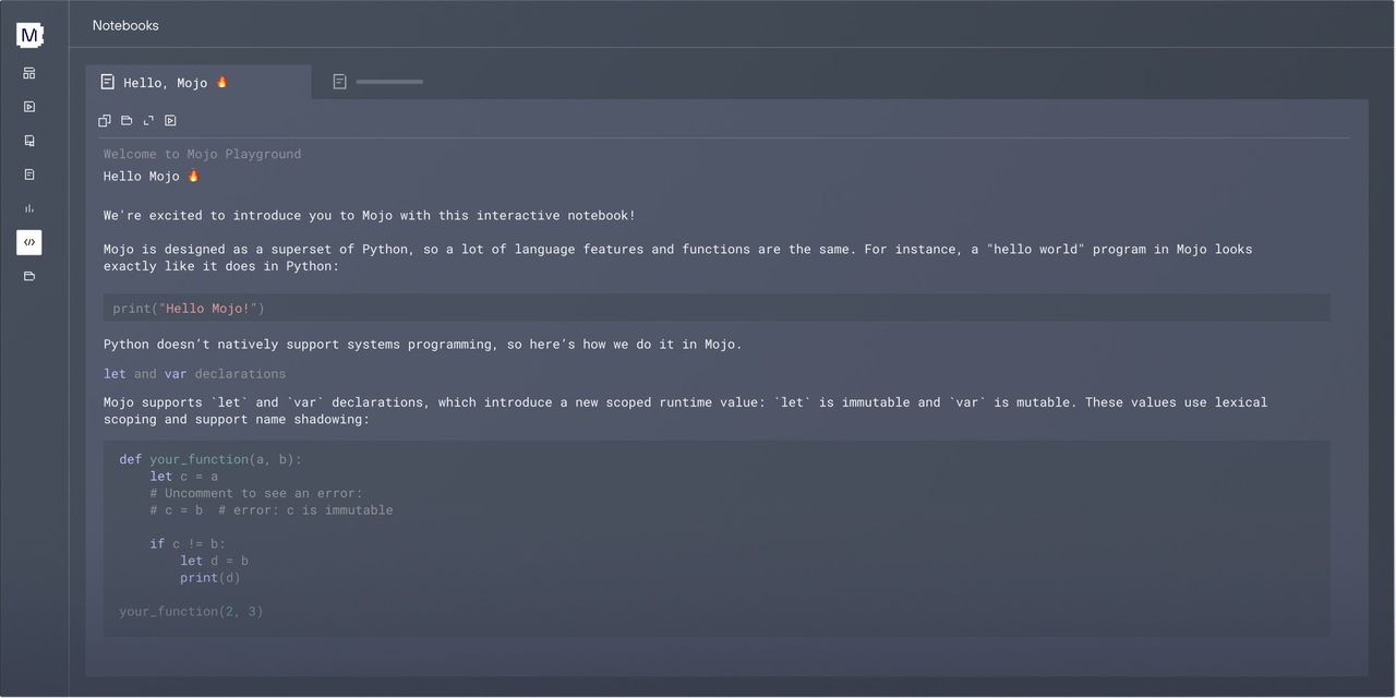 Mojo är ett nytt programmeringsspråk från Swifts skapare
