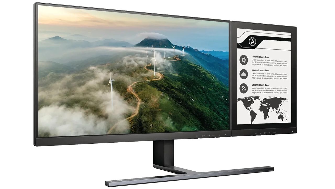 Philips 24B1D5600 har dubbla skärmar