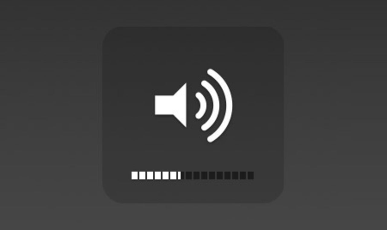 Finjustera volymen på din Mac