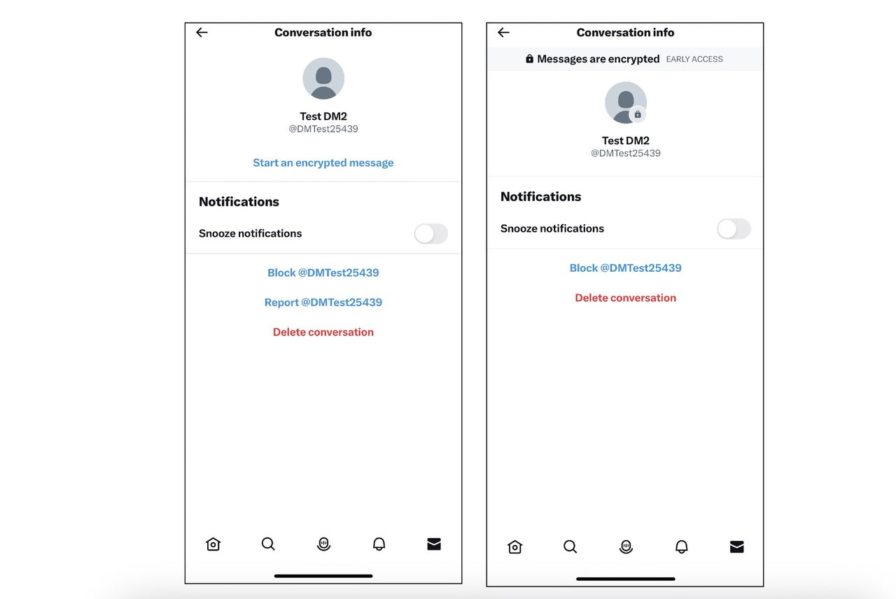 Twitter börjar rulla ut krypterade direktmeddelande