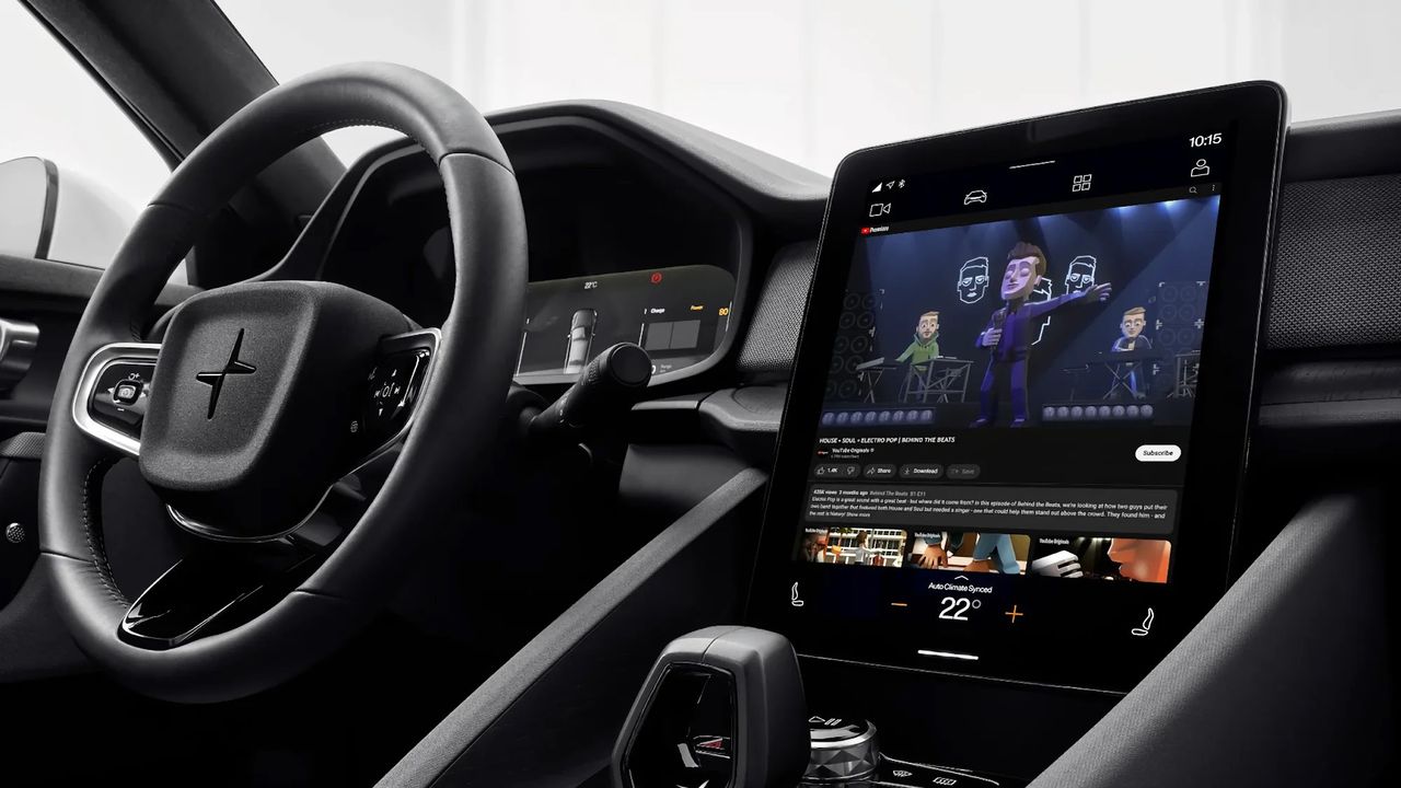 Snart kan du kolla YouTube i din Android Automotive-bil