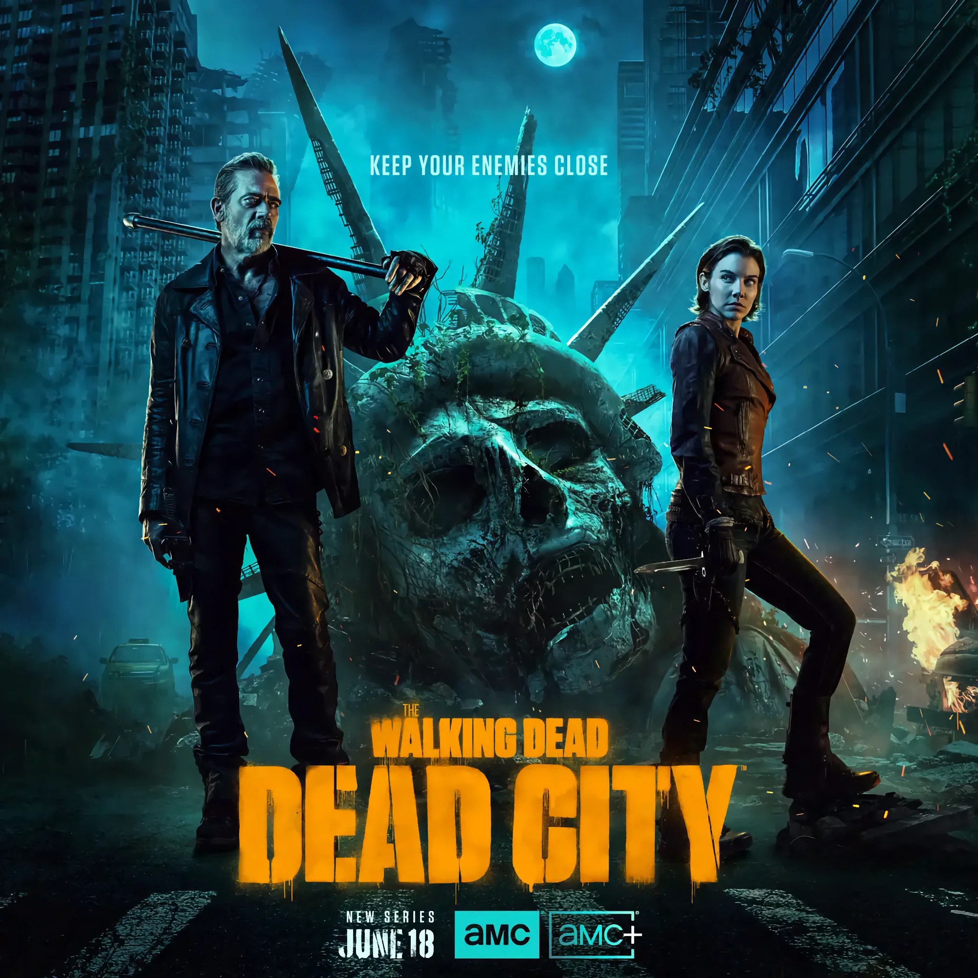 Trailer for The Walking Dead: Dead City.  Spinoff with Negan and Maggie from The Walking Dead.