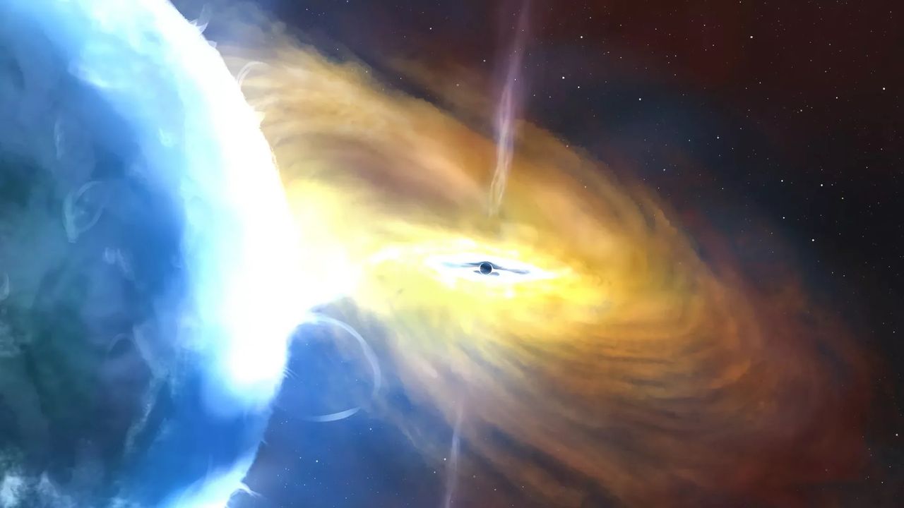 Astronomer observerar massiv explosion i universum