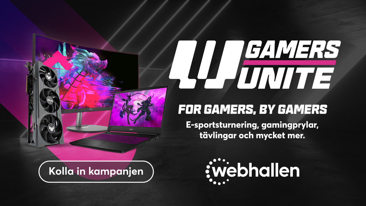 Tävla om gamingdatorer och PS5 hos Webhallen!