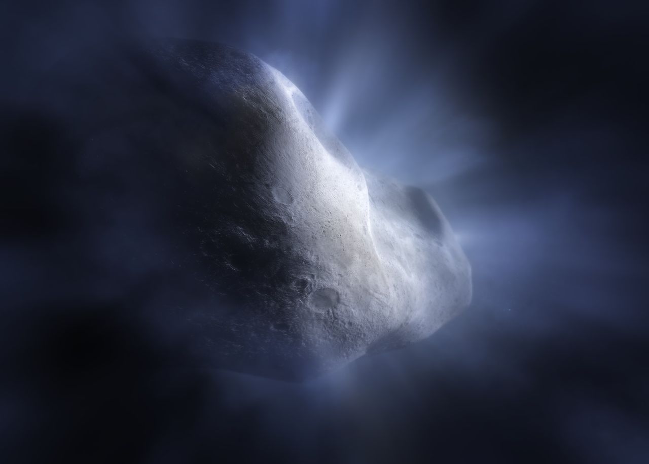 James Webb detects water on a comet