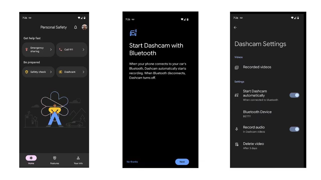 Googles Pixel-telefoner kan snart användas som dashcams