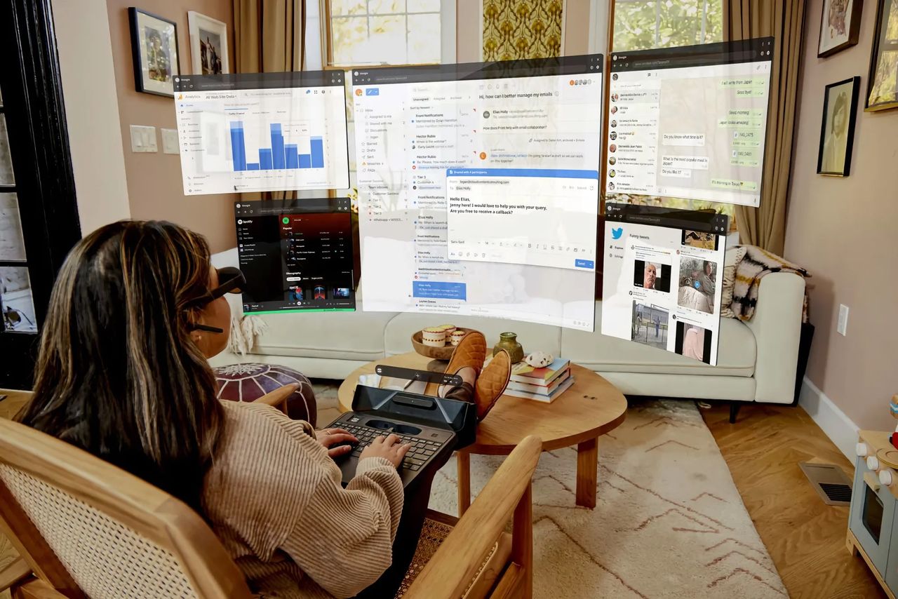 Spacetop: An Augmented Reality Laptop