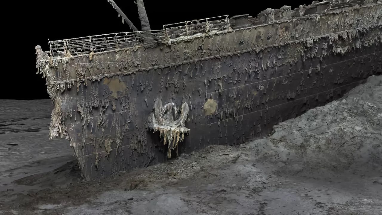 Titanic wreck scanned into 3D model