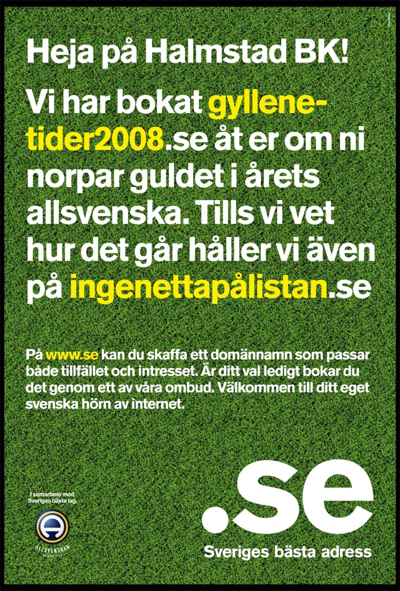 .SE hjälper Allsvenskans lag med nya adresser..