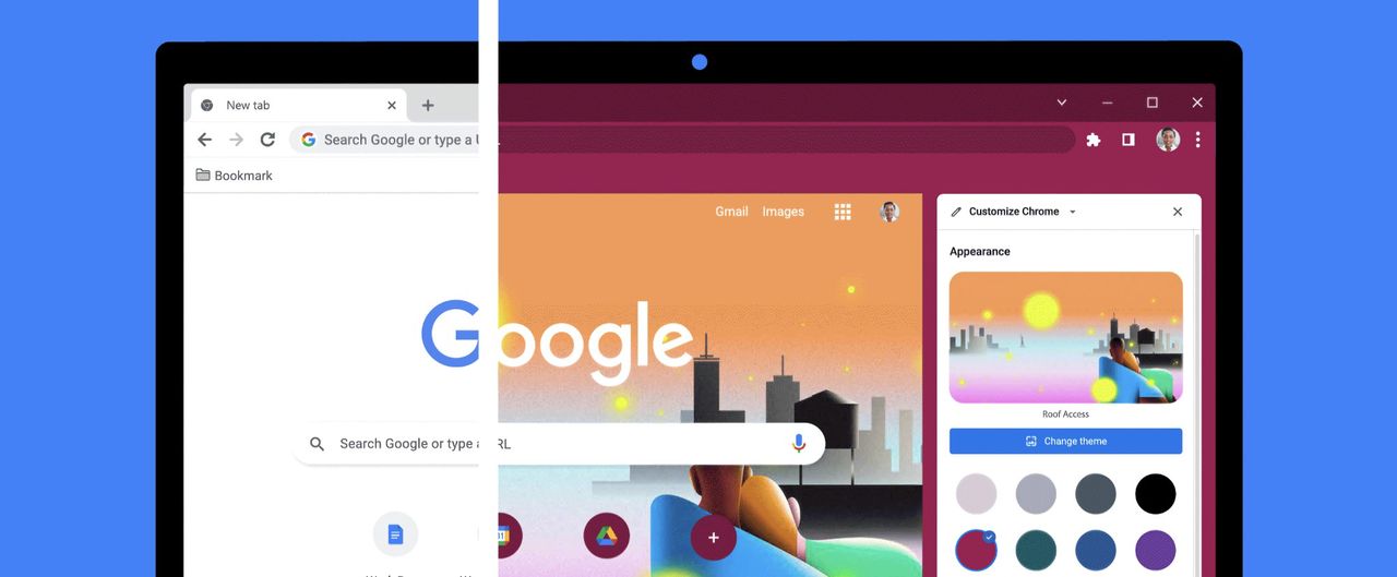 Chrome's appearance can now be easily customized