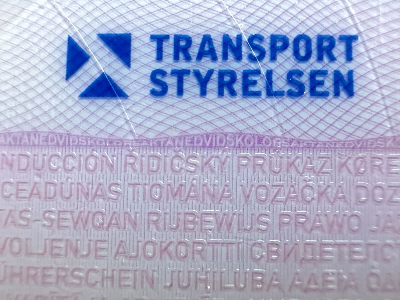 Visste ni om detta diskreta budskap på körkortet?