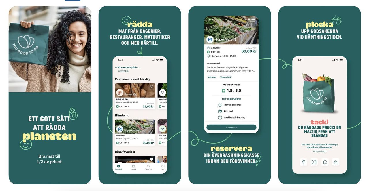 Fixa billigare mat med Too Good To Go