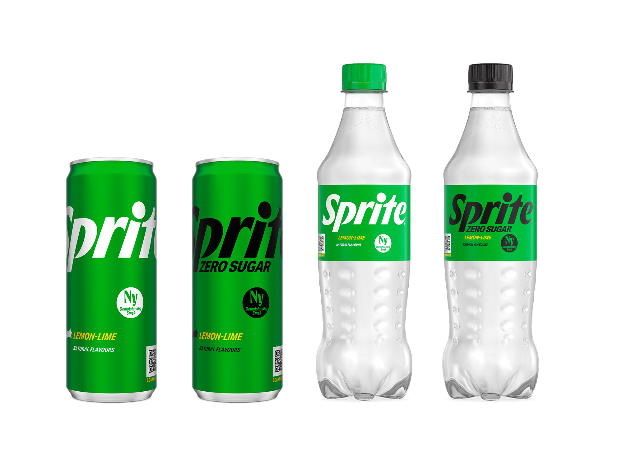 Sprite får uppdaterad smak och ny design. Ska vara friskare och