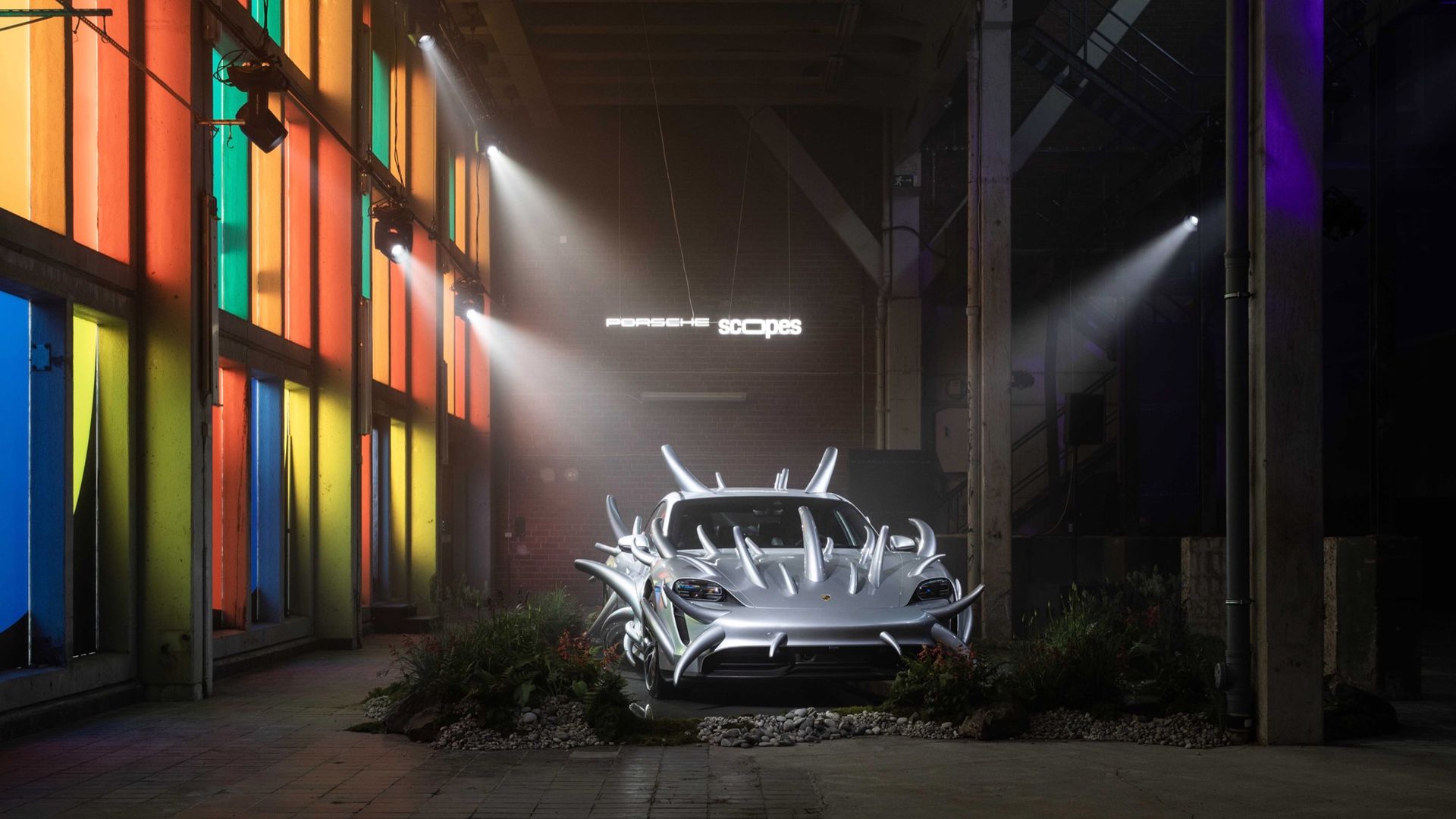 Porsche Taycan as an art project